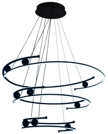 LED állítható fényerejű csillár kábellel LED/170W/230V 3000-6500K + DO