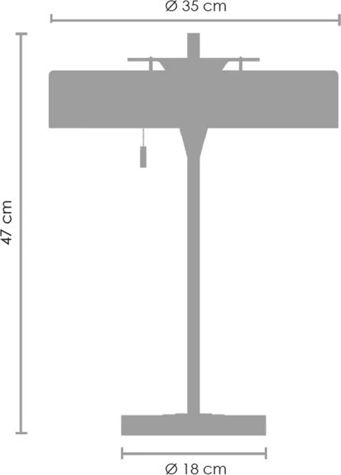 Asztali Lámpa Arany ARTDECO STEP INTO DESIGN MT8872-WHITE