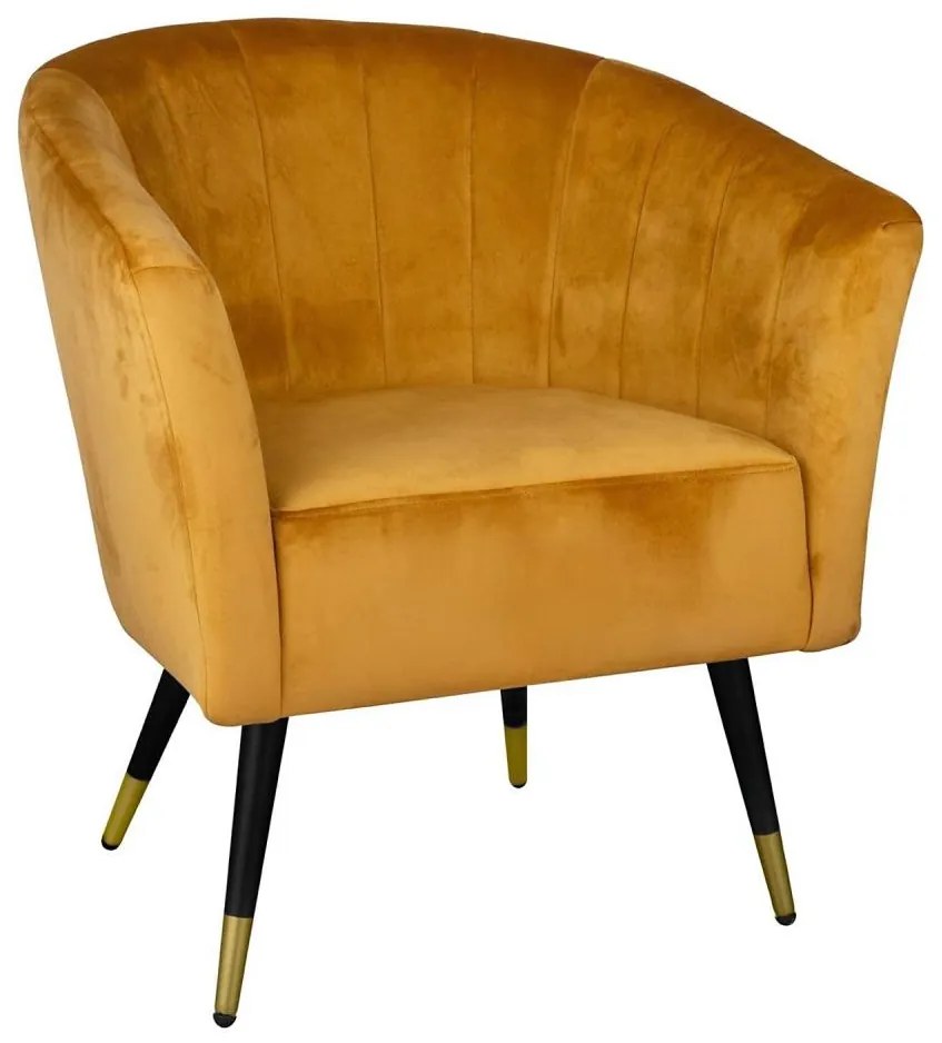 Eglo 424119 - Armchair AMPAHA 78x70 cm sárga