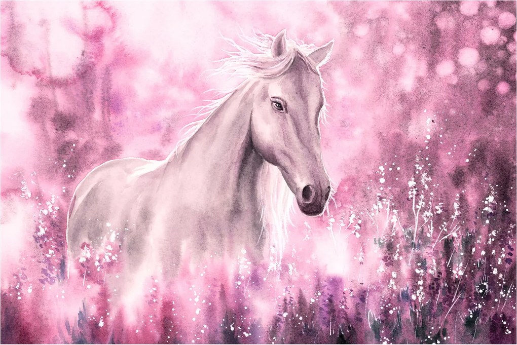 Kép - Festett ló (90x60 cm)