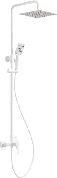 Blur zuhanyszett esőztetővel, csapteleppel, fehér