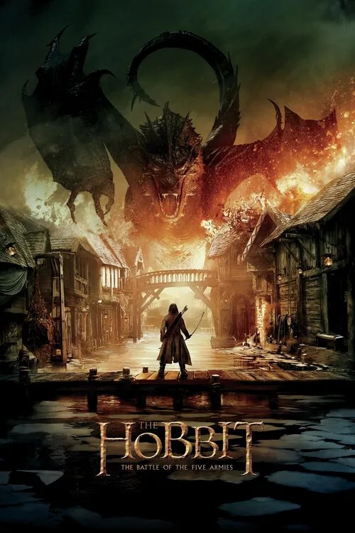 Művészi plakát A Hobbit - Smaug