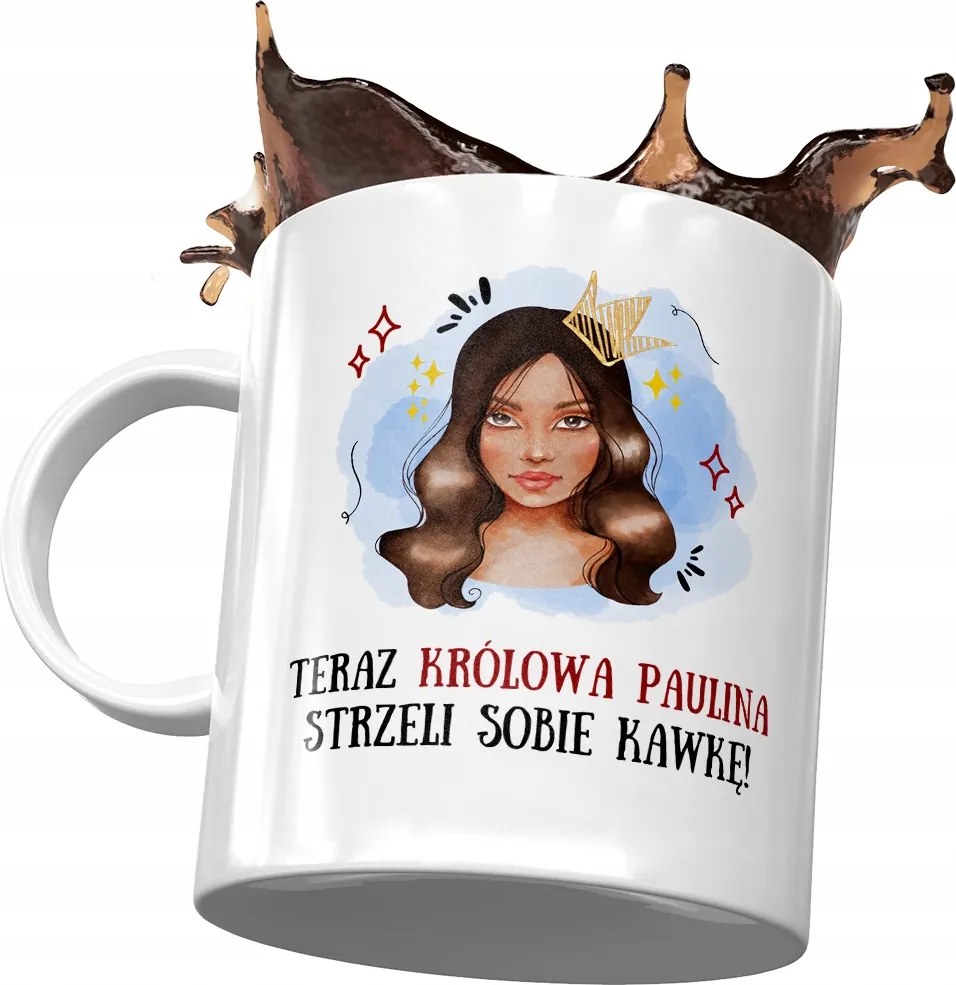 Bögre Paulina Feleség Barátnő Ajándék Nyomtatott Fotóval