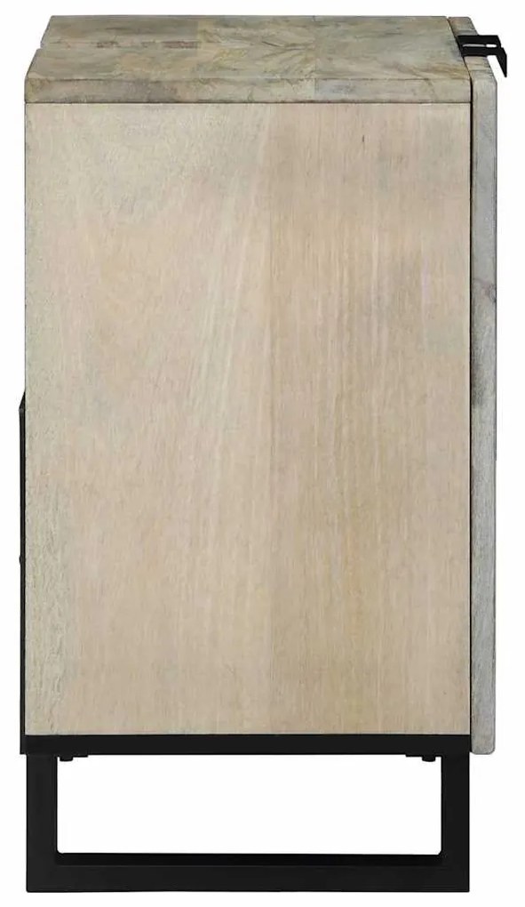 Mosdókagyló szekrény polcokkal Barna és fekete 62 x 33 x 58 cm