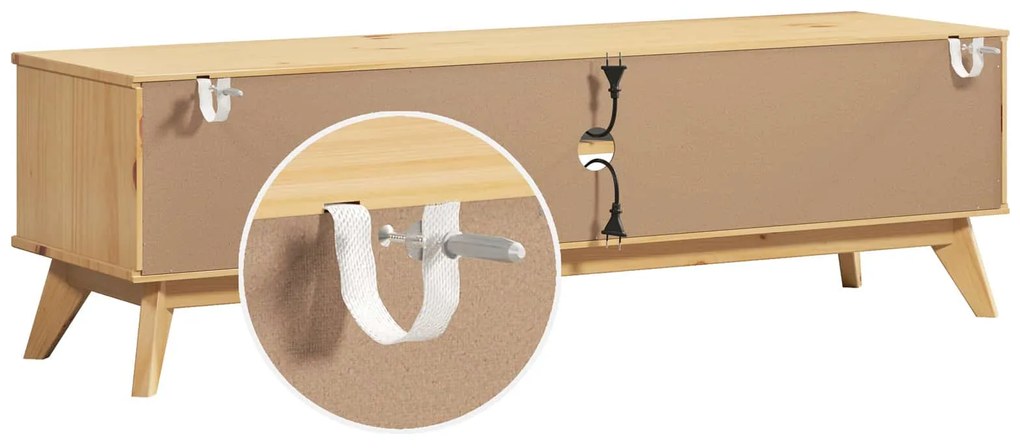 Casaria® TV állvány Borneo - 140x42x40cm