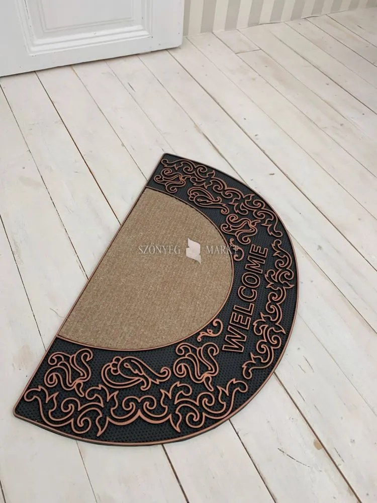 Kültéri Lábtörlő barna WELCOME 45x70cm