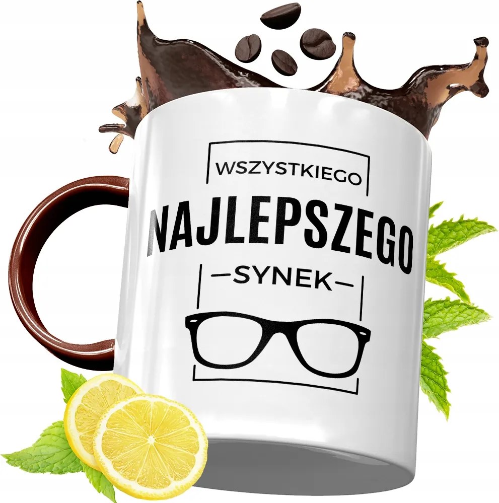 Bordó Bögre Fiúnak Születésnapi Ajándék fényképes nyomtatással