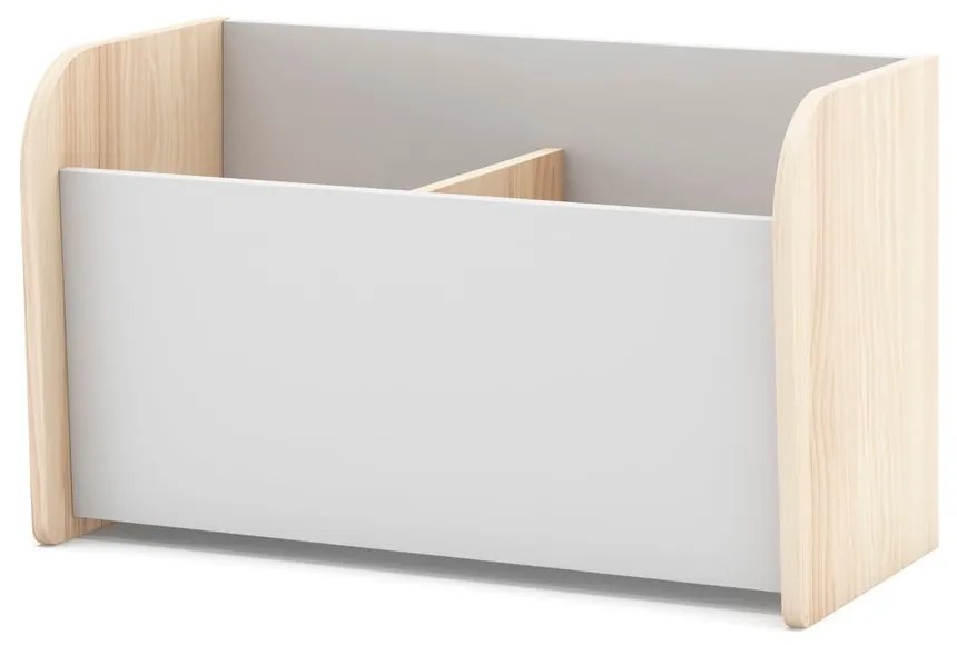 Fehér gyerek könyvespolc 70x42 cm Esteban – Marckeric