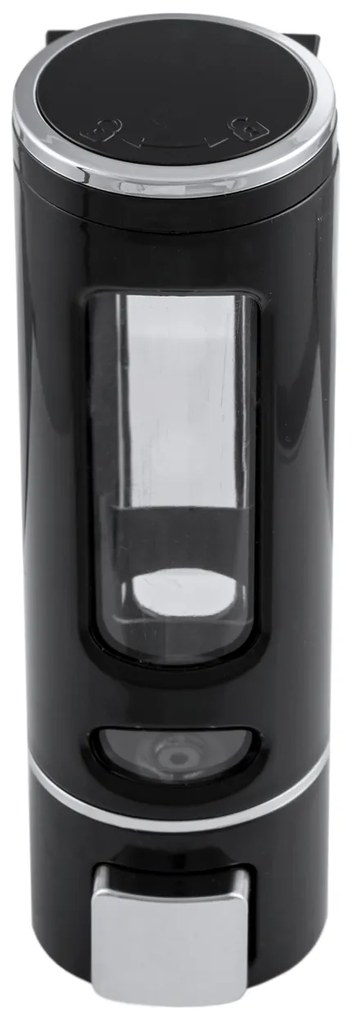 Gamma Gamma, falra szerelhető szappanadagoló 400ml, fekete, GMA-DOZS-BK