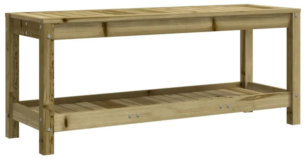 impregnált fenyőfa kerti pad 108 x 35 x 45 cm