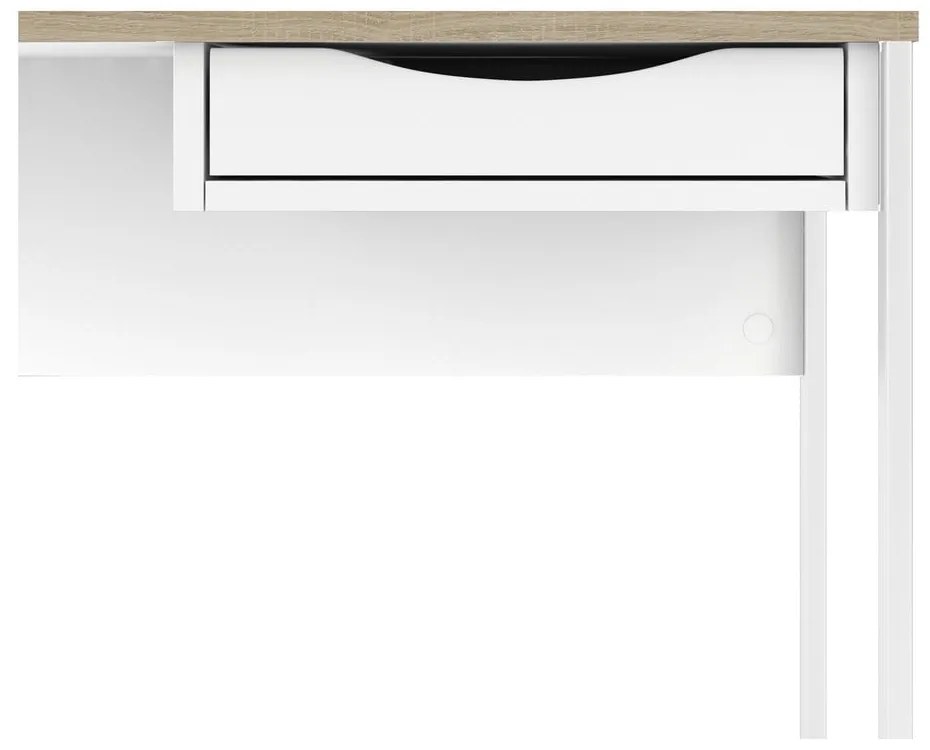 Function Plus fehér íróasztal, 110 x 48 cm - Tvilum