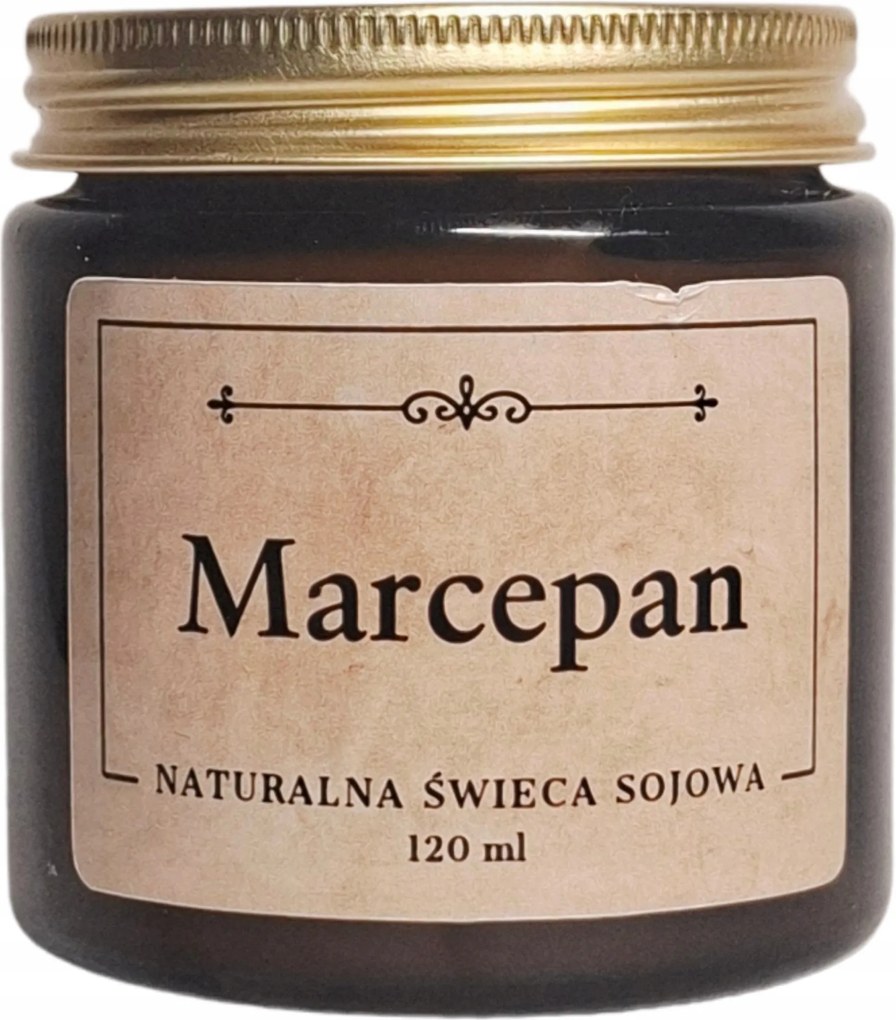 Természetes szójagyertya – Marcipán illat 120 ml kézzel készített