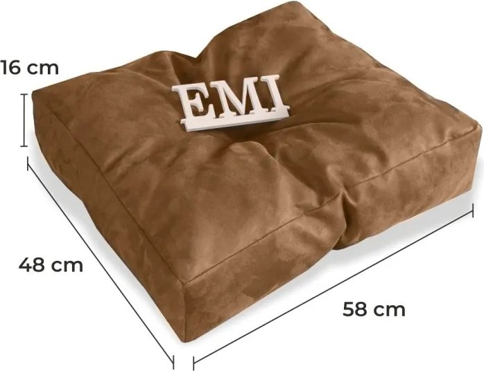 EMI kerti raklap párna szett 3db barna