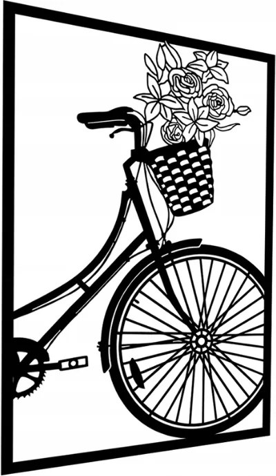 Kép Áttört Kerékpár Konyhába Nappaliba Szoba Fali Dekoráció 3D Panel