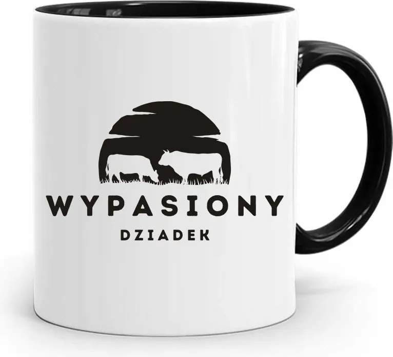 Bögre Fekete Ajándék Nagypapának Nagypapa nyomott mintával