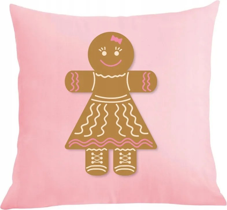 Párna+párnahuzat Karácsonyi mézeskalács