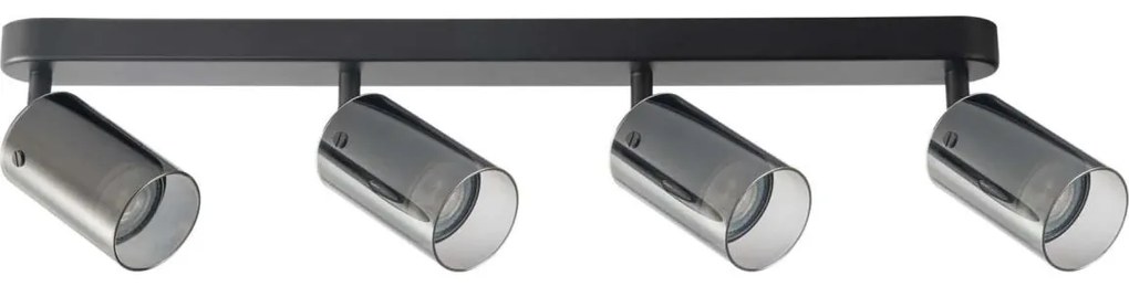 Spotlámpa SMOKY 4xGU10/10W/230V fekete