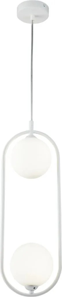 MAYTONI MOD013PL-02W RING Többágú Függesztett Lámpa Fehér G9 IP20
