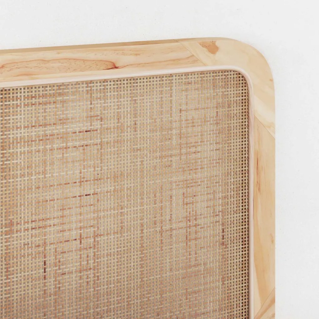 Fejtámla fejtámlával Természetes 200 x 55 x 3 cm Rattan