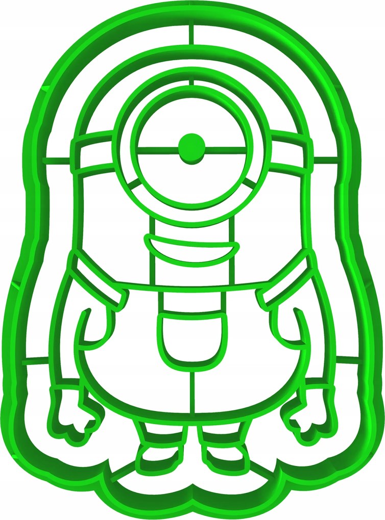 Sütemény lyukasztó forma Minyonok 2 8cm