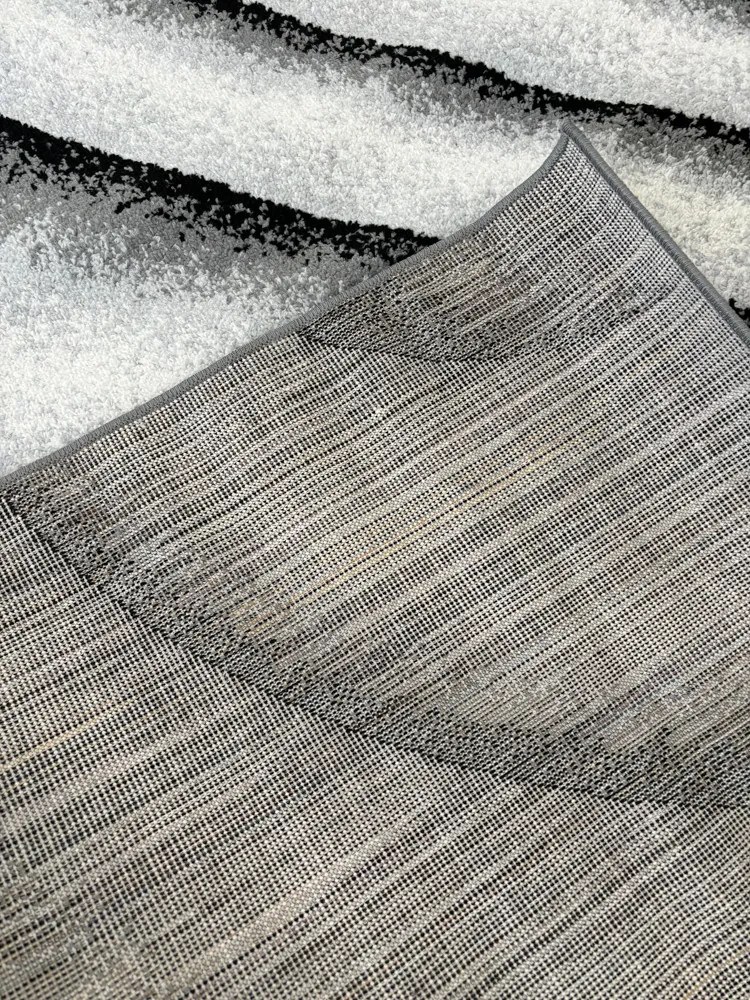 Nora 6033 szürke modern szőnyeg 80x150 cm