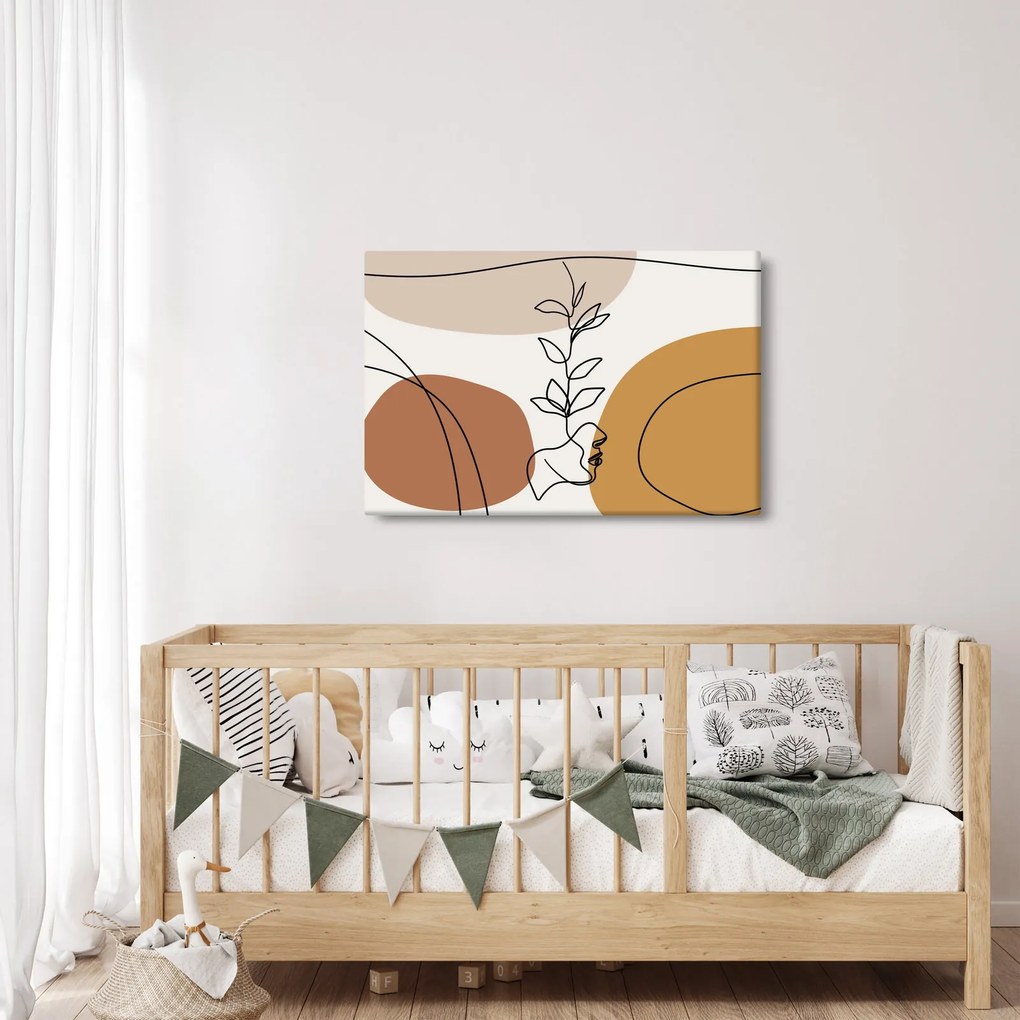 Kép - Boho formák (90x60 cm)
