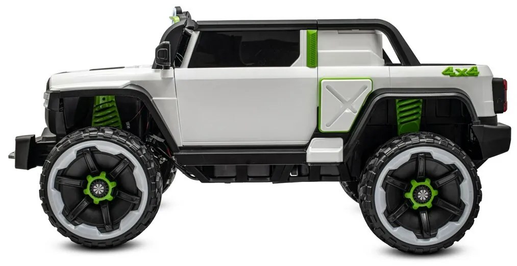 Baby Mix Flexible gyerek elektromos autó, fehér