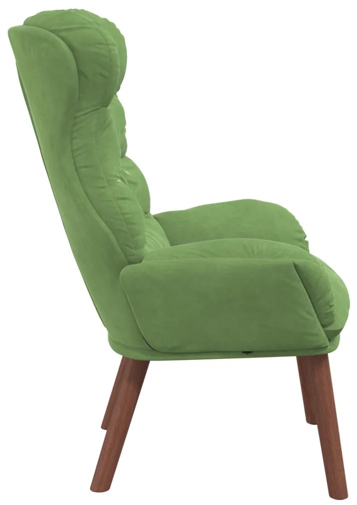 vidaXL karosszék Világos zöld 69 x 74 x 93 cm Bársony