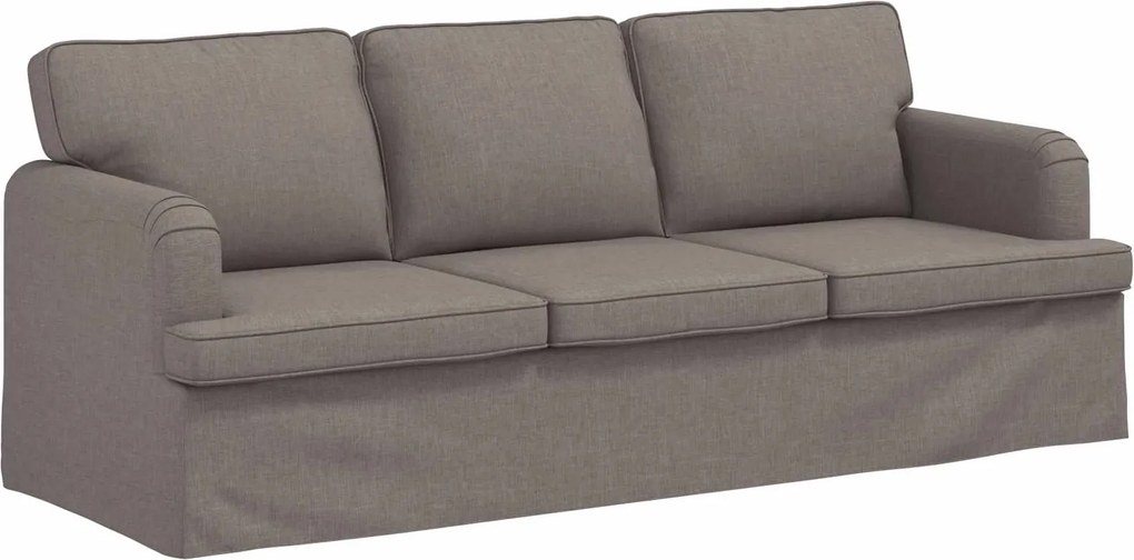 vidaXL Kanapé Tópszínű 201 x 80 x 85 cm szövet