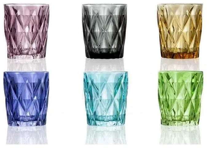 Diamante 6 db-os pohárszett, 270 ml - Brandani