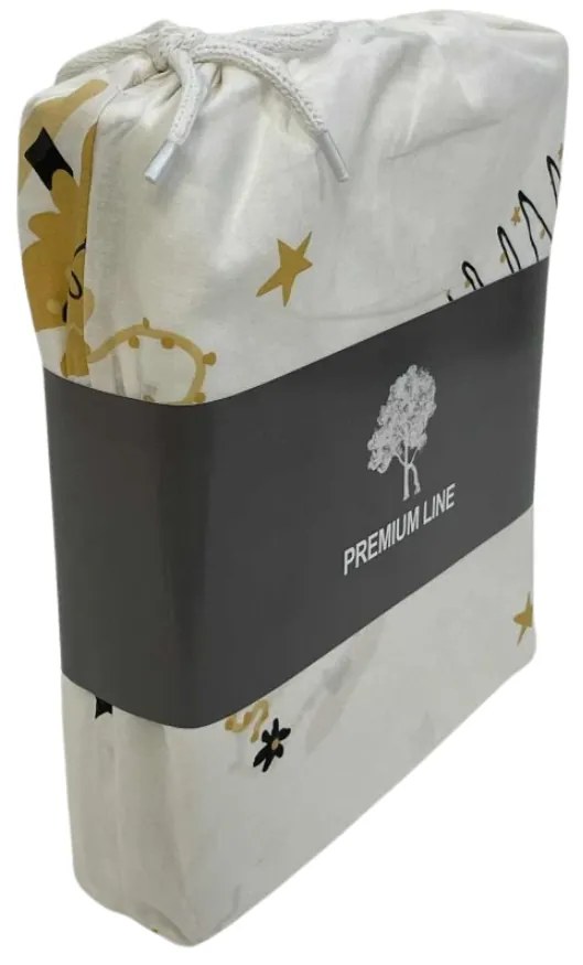 Pamut ágynemű FROST & GOLD fehér Ágyneműhuzat mérete: 70 x 90 cm | 140 x 200 cm