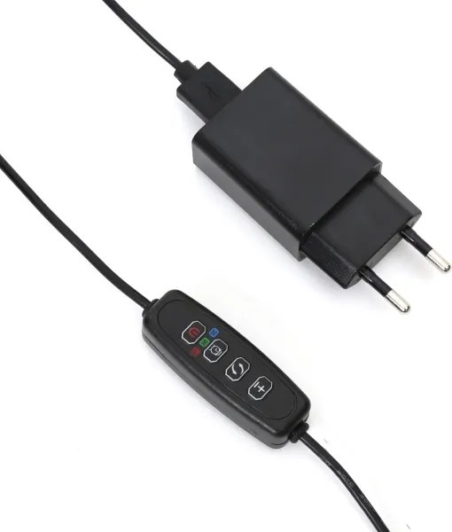 LED Dimmelhető lámpa csipeszes növények megvilágítására LED/3W/230V fekete