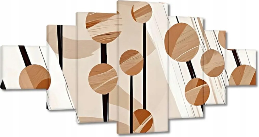 Vászonképek 200x100 Bézs az oszlopokon