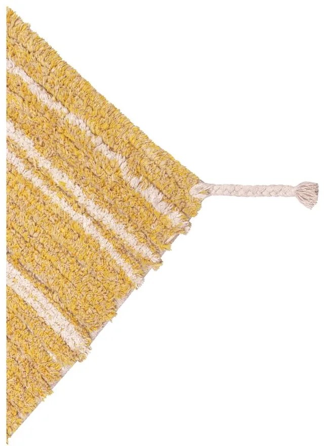Okkersárga pamut szőnyeg 80x140 cm Twin Amber – Lorena Canals