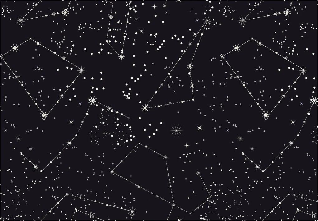 Fotótapéta Csillagos égbolt Kozmosz Galaxis Csillagképek 200x140 +ragasztó