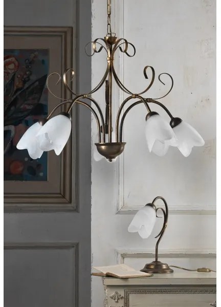 ONLI - Csillár láncon ODINO 5xE14/6W/230V