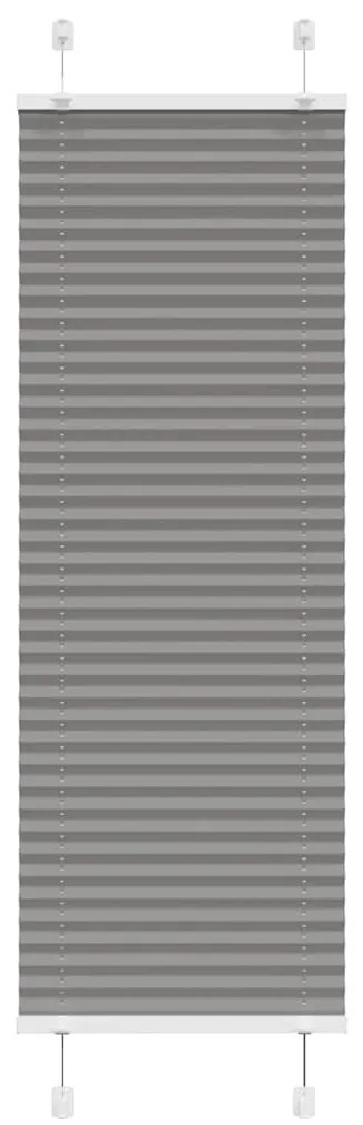 pliszírozott redőny antracit 50x150 cm szövetszélesség 49,4 cm