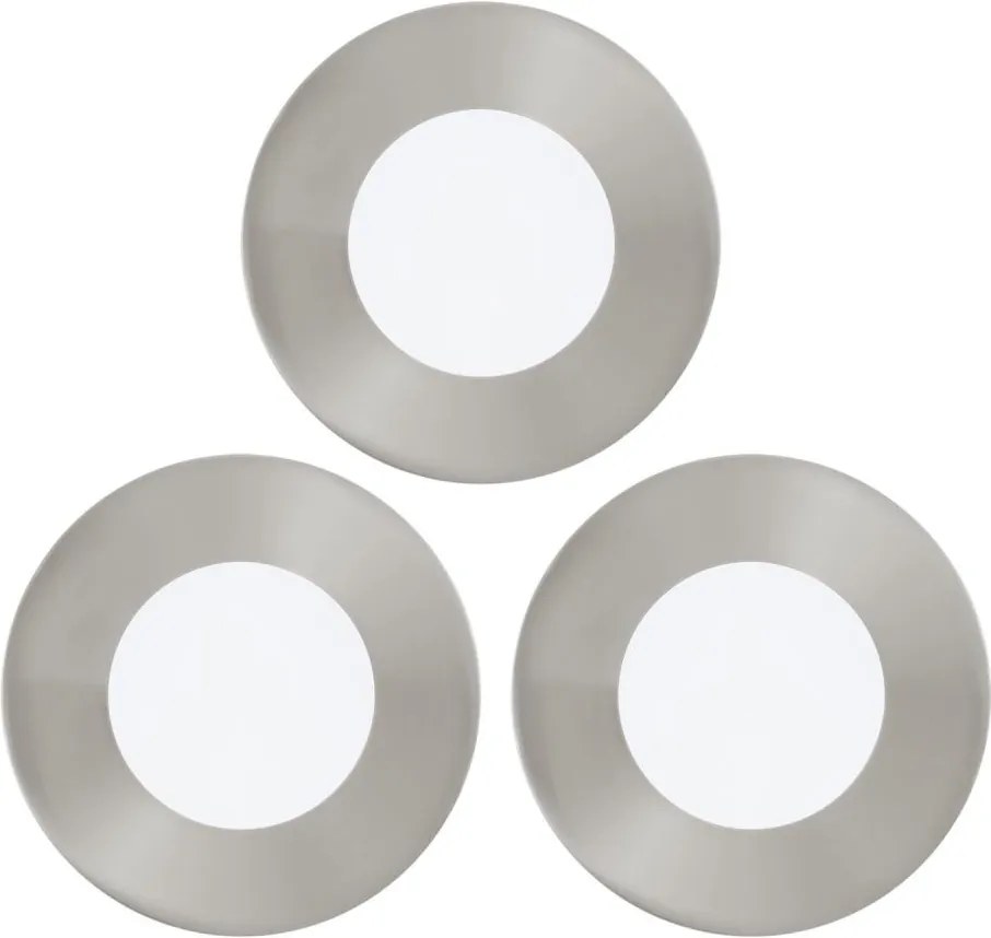 Eglo 94734 - 3 darabos FUEVA beépíthető LED mennyezeti lámpa szett, 2,7 W, 230 V