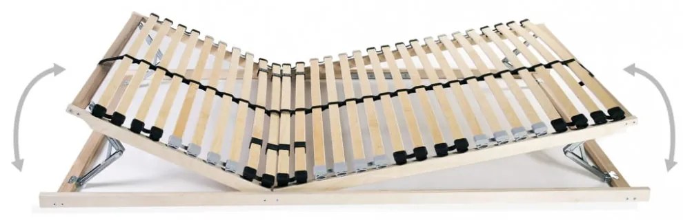 7 zónás 28 léces ágyrács 90 x 200 cm