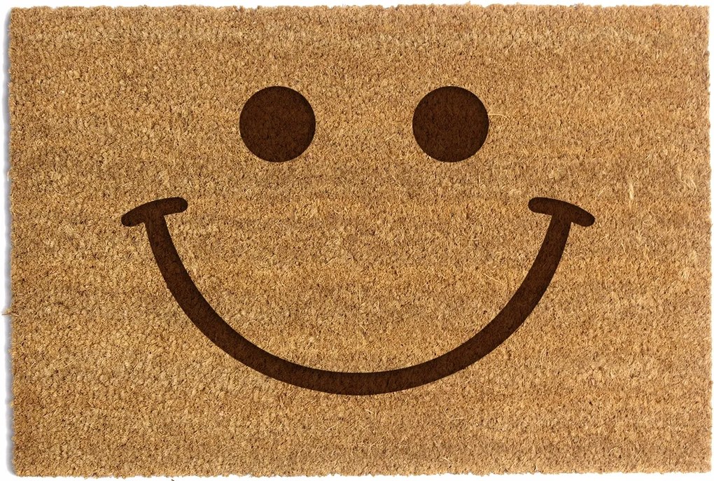 Lábtörlő Ajtó Alá 40 x 60cm Smile Kókusz
