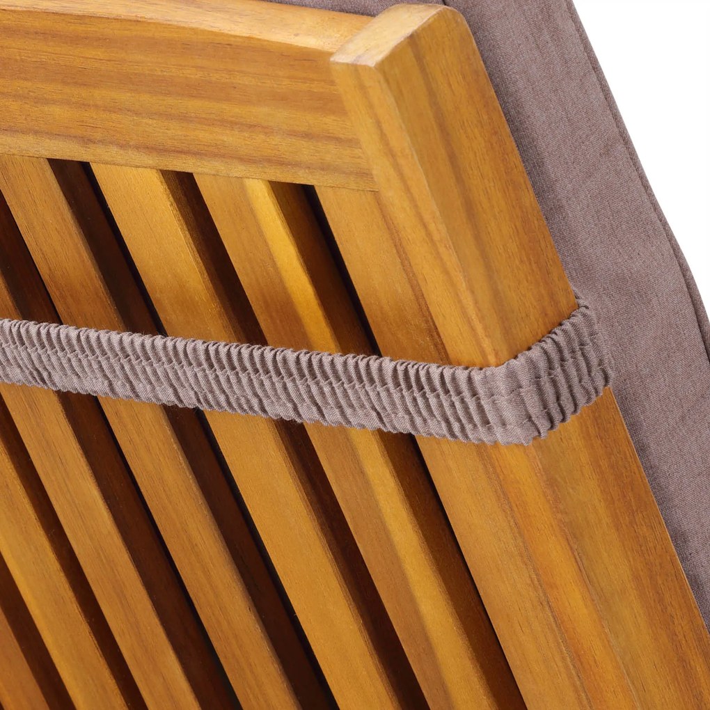 TAMI SUN napozóágy párna, 194x55x5cm, bézs melír Jurhan