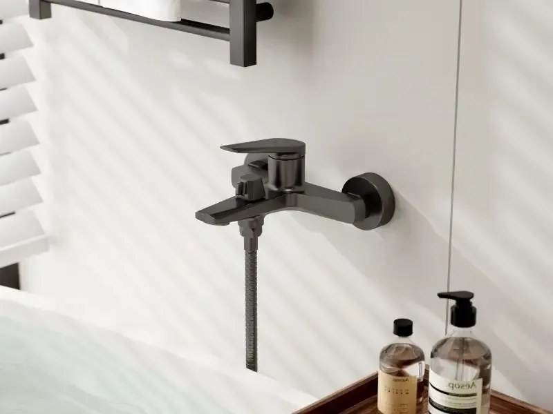 Caldo Freddo kádtöltő csaptelep - GUNMETAL - fegyverszürke