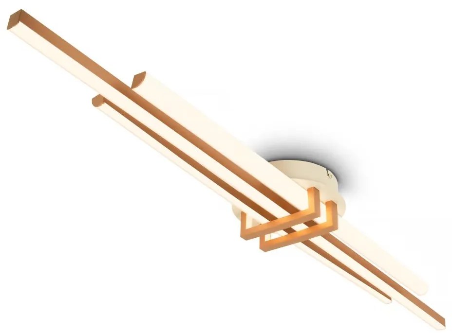 Brilo - LED mennyezeti lámpa TINKA LED/30W/230V 3000K rézszínű