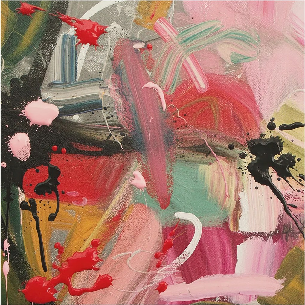 Fotótapéta Fali ragasztó szett Színes káosz 250x250 ragasztó