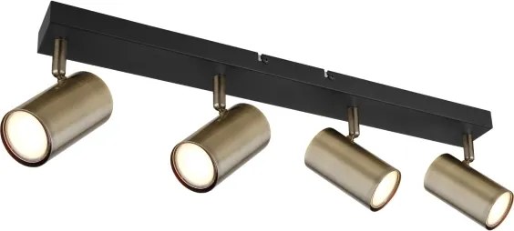 Globo 57911-4M - ROBBY 4xGU10/35W spotlámpa, fekete/fém