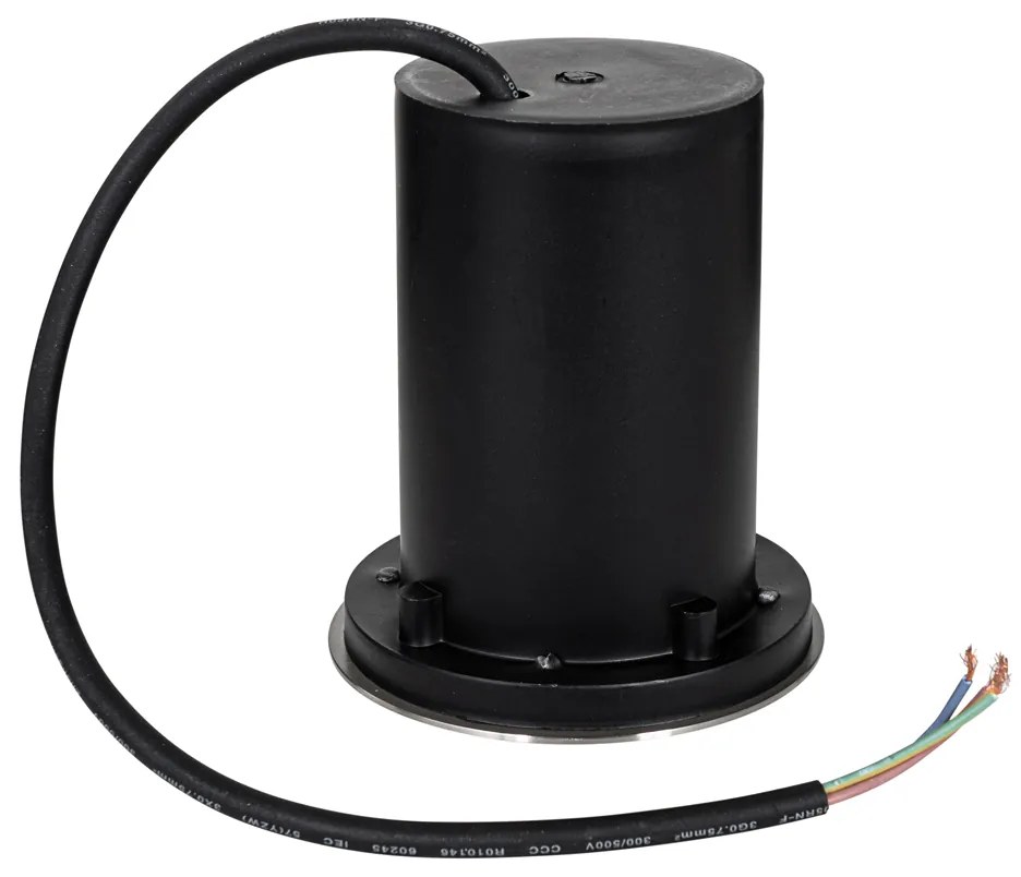 6 db-os készlet modern kültéri talajszpot acélból 35 mm állítható IP65 - Delux