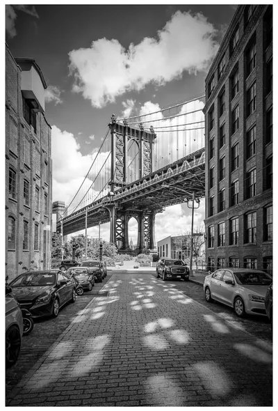 Plakát Melanie Viola - NEW YORK CITY Manhattan Bridge