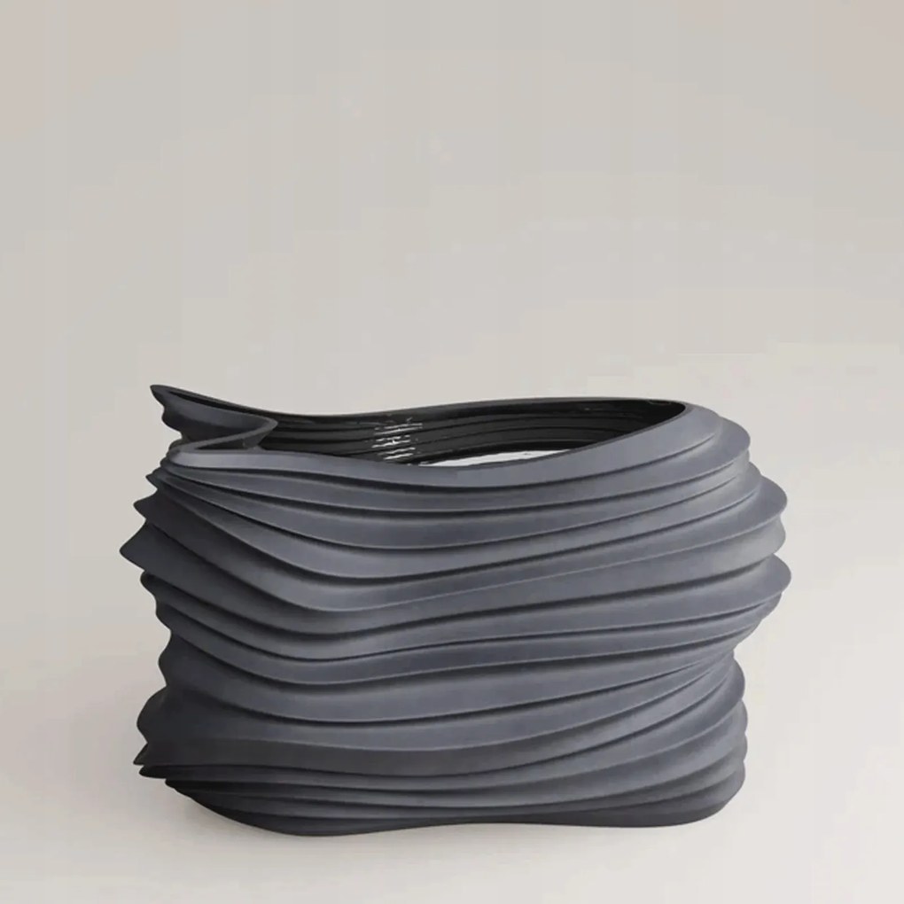 Váza 24 cm Voo P fekete Holaria