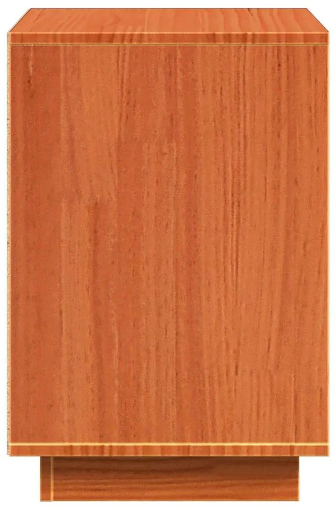 Éjjeliszekrény fiókkal Viaszbarna 60 x 34 x 51 cm Tömör fenyőfa