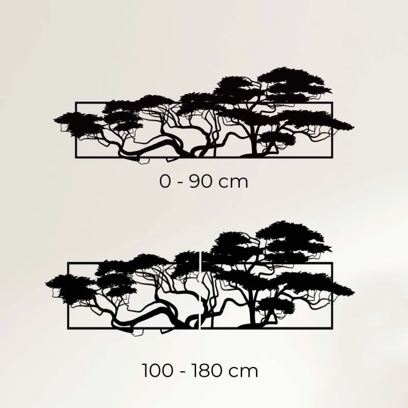 Faldekoráció fenyőmotívummal - TIRALIN